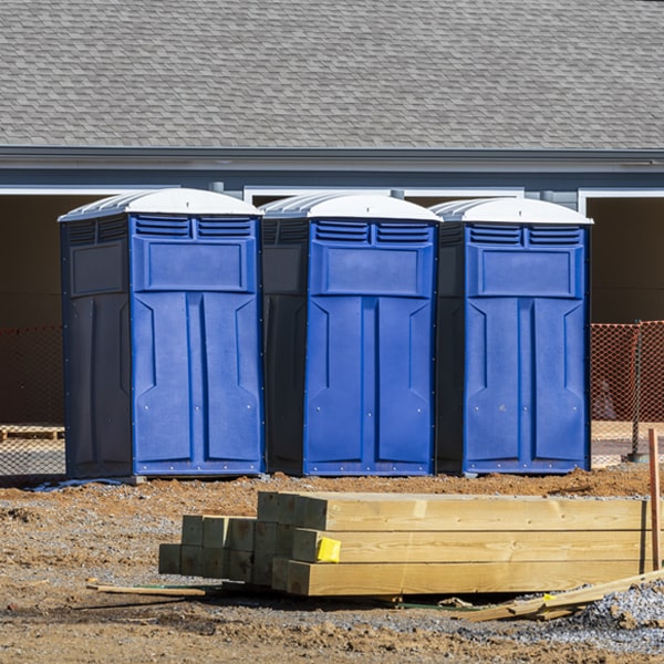 is there a specific order in which to place multiple portable restrooms in East Uniontown Pennsylvania